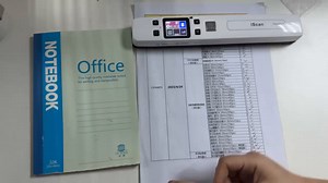 iScan Portable Document Scanner: Wi-Fi File Transfer and Scanning Demonstration