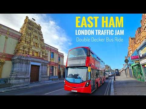 London by Bus - TfL Route 304 from Custom House to Manor Park via East Ham