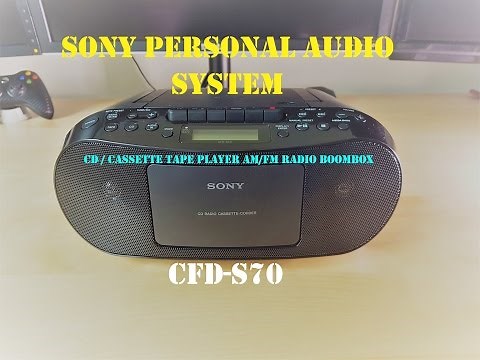Sony - Personal Audio System - CFD S70 - unboxing and review