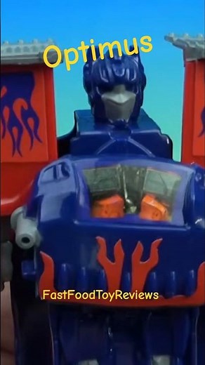 Auto Transform Optimus 🛻 #transformers #optimusprime #optimus #robot #mcdonalds