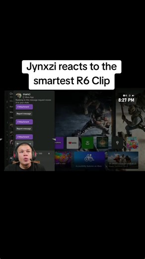 Jynxzi Reacts to the Smartest R6 Clip