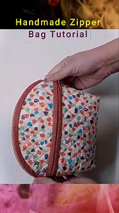 5.3K views · 91 reactions | Handmade Zipper bag Tutorial EASY-TO-LEARN #sewingproject #Handmade #crafting #handmadediy #sewinghacks #tutorial #lovecrafting #Craft #howtomake #reelsfypシ #handcraft #allgirlsthings #bag #baglovers #easytolearn #selfimprovementdaily #trending #crafts #zipperbag | All Girls' Things | Facebook