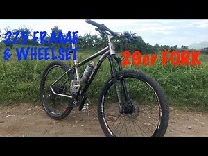 29ER FORK INSTALLED IN 27.5 FRAME AND WHEELSET SETUP REVIEW