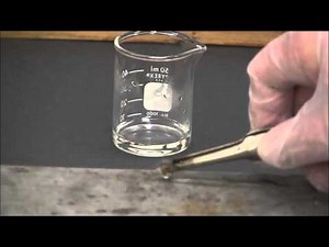 Lithium metal reacts with concentrated hydrochloric acid