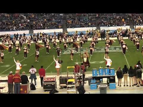 USC Trojan Marching Band plays Tribute to Troy, Fight On & Conquest... Holiday Bowl, USC vs. Iowa