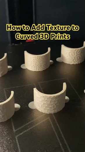 How to Add Texture to Curved 3D Prints