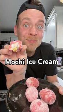 Homemade Mochi Ice Cream 🍡 #homemademochiicecream #mochi #mochiicecream #homemademochi #easyrecipe
