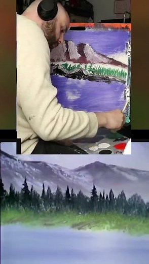 Following Bob Ross Tutorials 8/100