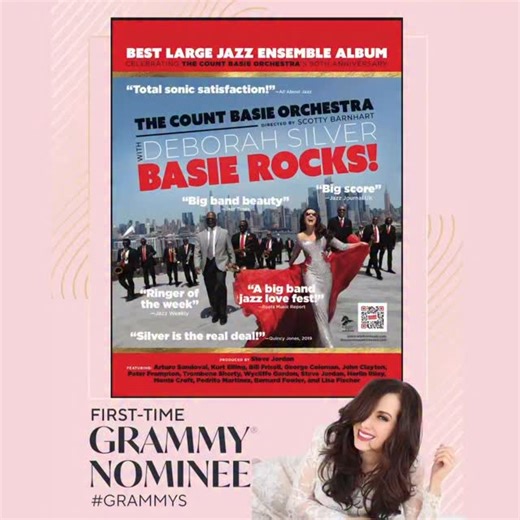 The Count Basie Orchestra is honored to celebrate the GRAMMY nomination for Best Large Jazz Ensemble Album with @deborahsilvermusic 🎙️🎹 Ninety years of swing, soul, and unmatched musicianship and we’re still pushing the music forward. Thank you to Deborah Silver, Scotty Barnhart, Steve Jordan, our incredible featured guests, and every listener who keeps the Basie sound alive. This moment is for the fans, the band, and the legacy. Basie forever 🙏🏾🙏🏾🙏🏾 #CountBasie #CountBasieOrchestra #Bas