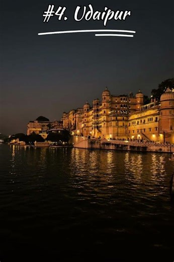 Top5 Beautiful cities at Night in India 🇮🇳 #top5 #facts #shorts #india #mumbai #jaipur #beautiful