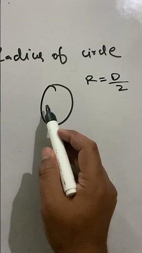 want to find the radius of circle #learnmath #shorts