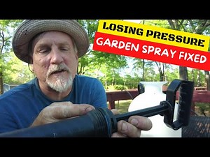 Losing Pressure | Garden Spray Fix