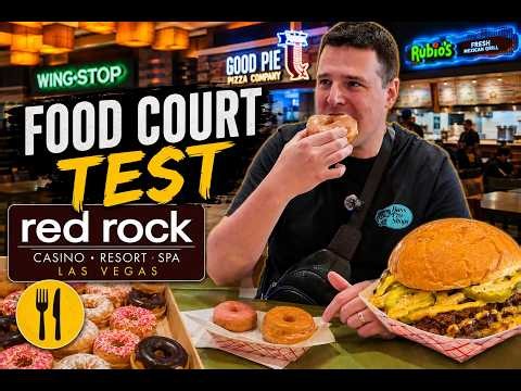The BEST Food Court in Las Vegas? We're testing the one at Red Rock Casino Resort and Spa!