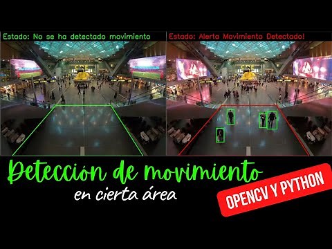 👣 DETECCIÓN DE MOVIMIENTO en CIERTA ÁREA | Python - OpenCV