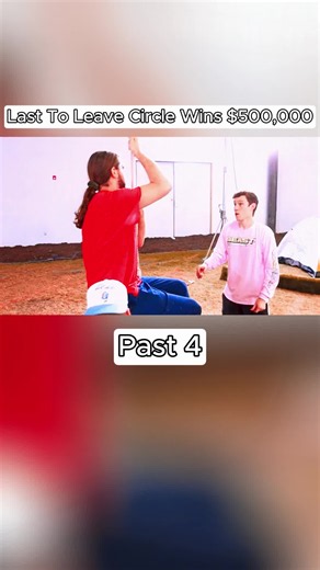 Last To Leave Circle Wins $500,000 #fyp #viral #reaction #youtube #trending
