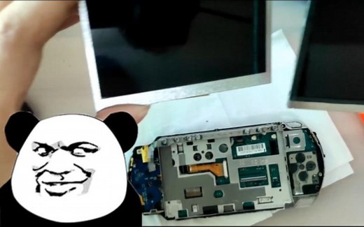 PSP更换ips屏效果对比