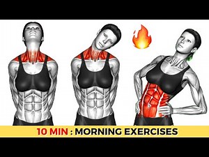 Easiest Morning Exercise Routine For Beginners At Home | Full Body Standing Workout Stretching