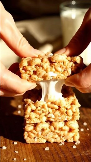 Salted Brown Butter Rice Krispie Treats – Sweet, Salty, & Totally Addictive! 🍫✨