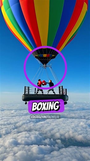 They Built the First Boxing Ring in the SKY 😲😲 (@nicolo.contrada/IG)