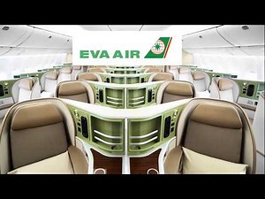 Flying Eva Air Business Class B777-300ER from LAX to TPE