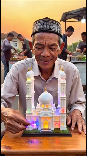 VIRAL Miniatur Masjid kakek #shorts #islam #miniaturmasjid