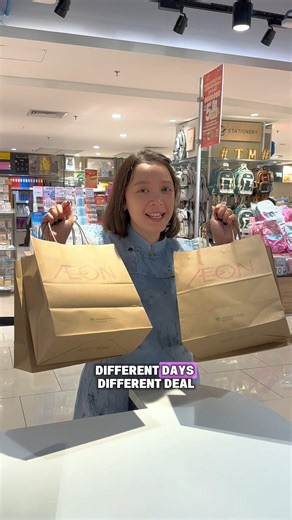 Prosperity is piling up at AEON! 🌸 From weekday shopping rewards to member-only treats, your CNY haul just got extra shiok. 🛒 Now until 30 Jan 2026 - Spend RM100 in selected departments and get an RM10 AEON Voucher! 🛒 31 Jan 2026 - One day only. Spend RM80 storewide and score a RM5 e-Voucher. Small spend, big huat! 🛒 1 – 2 Feb 2026 (Members Only!) Treat yourself the AEON way! Shop RM150 at GMS section and get RM10 AEON Voucher. 🛒 Electrifying Savings (31 Jan – 2 Feb 2026) - Spend RM100 on e