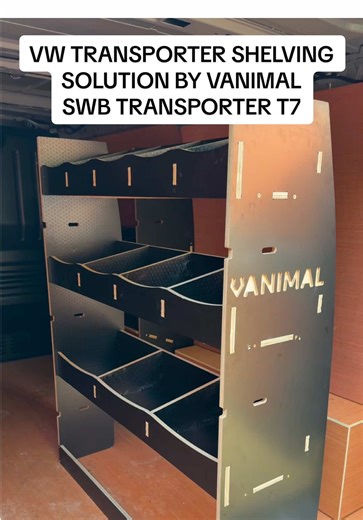 VW Transporter T7 Shelving Solution for Drivers Side