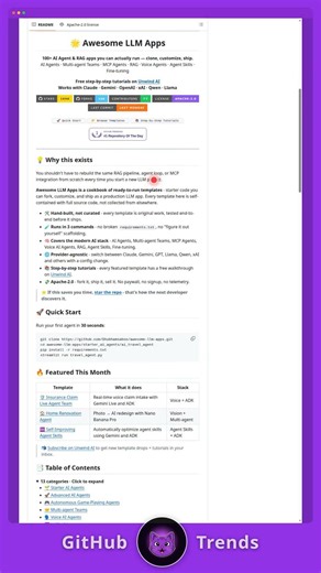 Awesome LLM Apps: Build Your OWN AI Agents (Free) 🤯 #Shorts
