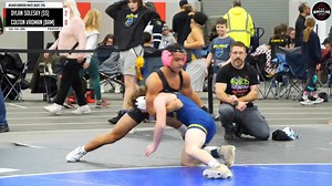 19 reactions | The Wrestling Spot traveled to Lakes High School for an IKWF Tournament, which took place on February 11, 2024 in Lake Villa, IL. This 124-pound match was between Colton Vroman of B.A.M. Training Center [G] and Dylan Solesky of Stateline Stingers [R]. The result was a fall (2:10). | The Wrestling Spot | Facebook