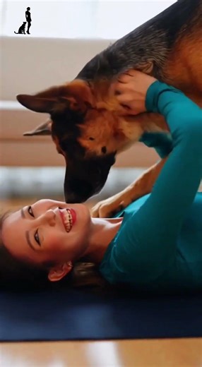 Ai Sugimoto & German Shepherd Do Yoga! 🐶🧘‍♀️