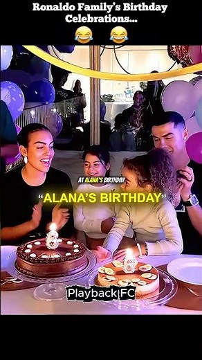 Ronaldo Family’s Birthday Celebrations 🤣