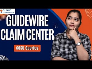 GOSU Queries in Guidewire Claim Center | Guidewire Claim Center Online Course | CloudFoundation