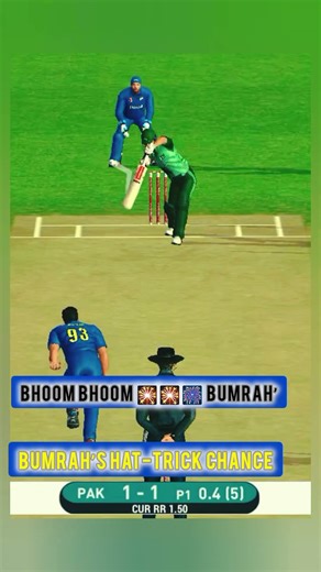 Back-to-Back Wickets! Bumrah On Hat-Trick vs Pakistan!#rc24 #jaspritbumrah #hatrick