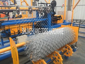 [Hot Item] Full Automatic High Speed Diamond Mesh Chain Link Fence Making Machine