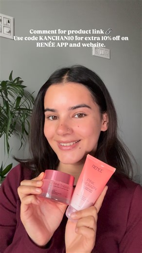 Kanchan Bahuguna 💓 on Instagram: "Comment GLOW for the link 🔗 ✨ To achieve that Korean glass-skin glow, check out all 3 products from the Renée Pink Therapy range! ✨ 1️⃣ Renée Pink Therapy Hydrolyzed Collagen Overnight Sleeping Jelly Mask – Anti-Aging & Hydrated Glow 🌙 2️⃣ Renée Pink Therapy Collagen Wrapping Mask – Firms, lifts & deeply nourishes 🧖‍♀️ Because good skin deserves a little therapy 💝 💌 Use my coupon code KANCHAN10 to get 10% OFF on Renée app & website! #AD #skincare #skincare
