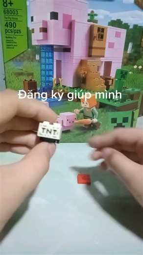 Hướng dẫn lắp TNT trong minecraft bằng lego #lego #minecraft #tutorial #legovn #TNT#shortvideo