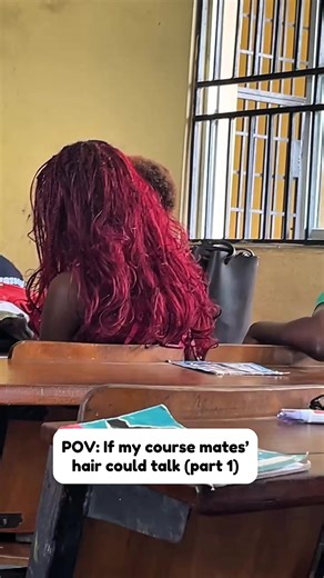 If My Course Mate's Hair Could Talk: A Hilarious Take