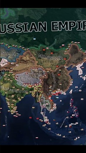Kaiserreich Mod / HOI4 TIMELAPSE #heartsofiron4 #hoi4 #hoi4timelapse #history