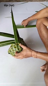 75K views · 592 reactions | Tutorial topi hip hop daun kelapa . Full dan slow video ada di galeri Dwija PanJavas social media #tutorial #topi #daunkelapa #craft #coconutleafcraft #idekreatif #anyamandaunkelapa #kerajinantangan #palmleafart #fblifestyle Pengikut Dewa Ayu Triana Dewi | Dwija PanJavas | Facebook