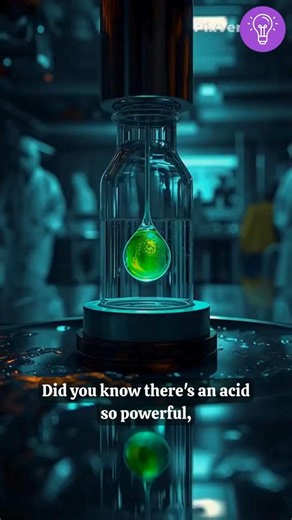 The Strongest Acid That Can Even Break Glass | Chemistry That Sticks #acid #salt #chemistry #study