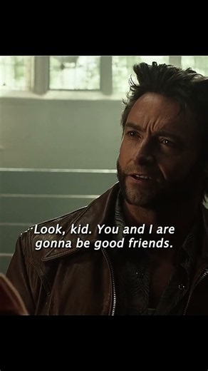 Wolverine Meets Young Professor X #marvel #xman #movie #wolverine
