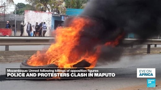 Mozambique: Police and protesters clash in Maputo after disputed election