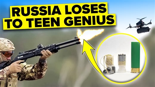 Ukrainian TEEN Finds GENIUS Way to TAKE OUT Russian Drones