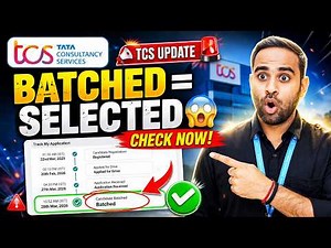 TCS NQT - Batched Status= selected | Check TCS NQT Next Step Portal