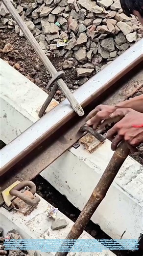 Securing the Line: The Manual Force Behind Railroad Tracks