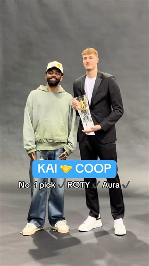 The Rookie resume is pretty similar 🙌 #nba #cooperflagg #kyrieirving #dallasmavericks
