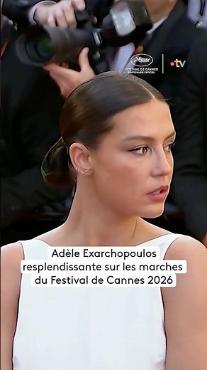 Adèle Exarchopoulos resplendissante à #cannes2026 !