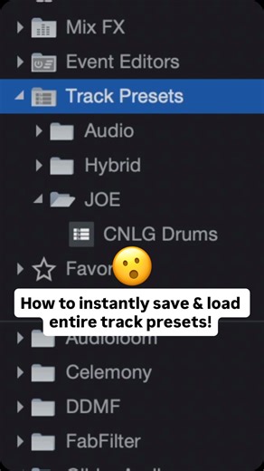 PreSonus | Are you manually building the same tracks in every Studio One Pro session? You’re going to love this.⁠ ⁠ Here’s how to instantly save and... | Instagram
