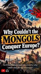 Why Couldn't the Mongols Conquer Europe? #shorts