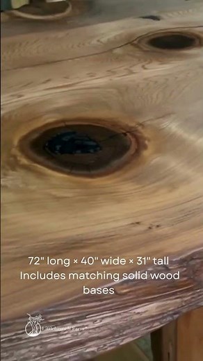 Handcrafted Redwood Live Edge Table | Natural Wood Dining Table Tour
